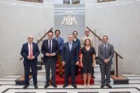 El presidente de Canarias se ha reunido con representantes de la Junta Directiva saliente de Dircom Canarias
