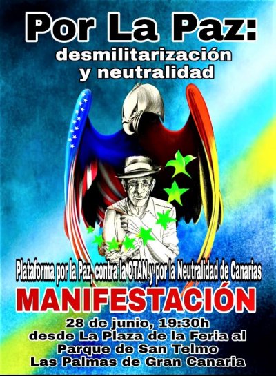 Manifestaci&oacute;n '28 de junio de 2022' convocada por la Plataforma por la Paz