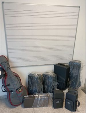 La Escuela de Música de Valleseco incorpora nuevos instrumentos musicales