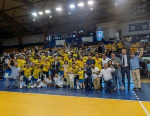 Voleibol: El CV Guaguas exhibe su poderío frente al CV Melilla (3-0) y se clasifica para la final de la Superliga