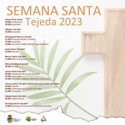 Semana Santa, Tejeda 2023
