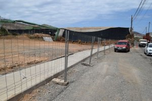 Gáldar: El ensanche de la calle Coruña se encuentra en la recta final