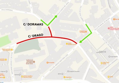 La Polic&iacute;a Local de G&aacute;ldar informa del cierre de un tramo de la calle Drago este mi&eacute;rcoles