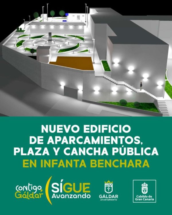 G&aacute;ldar adjudica la construcci&oacute;n del edificio de aparcamientos y espacio libre en las canchas del antiguo IES Saulo Tor&oacute;n