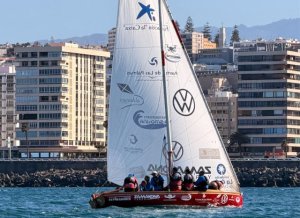 Vela Latina Canaria: El Portuarios Puertos de Las Palmas acaba con la imbatibilidad del Villa de Ag&uuml;imes Ybarra y alcanza el liderato del Campeonato Aguas de Teror