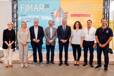 La XI Feria Internacional del Mar se celebra en el entorno del muelle de cruceros en Santa Catalina