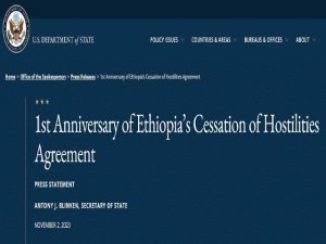 Art&iacute;culo de opini&oacute;n: 'Estados Unidos est&aacute; intentando una vez m&aacute;s provocar problemas dentro de Etiop&iacute;a y entre este pa&iacute;s y Eritrea'
