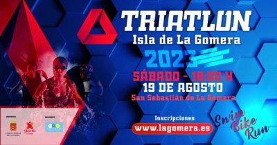 El &lsquo;Triatl&oacute;n Isla de La Gomera 2023&rsquo; apertura el plazo de inscripciones para participantes