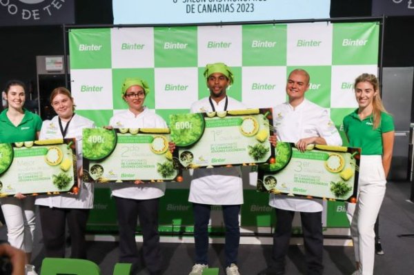 Dos estudiantes de Hecansa premiados en el 8º Campeonato de Jóvenes Cocineros celebrado en Gastrocanarias 2023