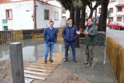 Artenara: Visita del Director General de Infraestructuras Turísticas