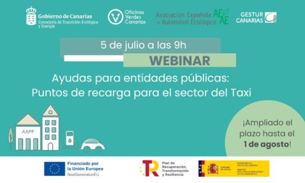 Oficinas Verdes organiza un webinar para entidades locales sobre ayudas para puntos de recarga de coches eléctricos