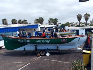 Escolares de Lanzarote y La Graciosa descubren los barquillos en la Semana Canaria de Deportes Autóctonos