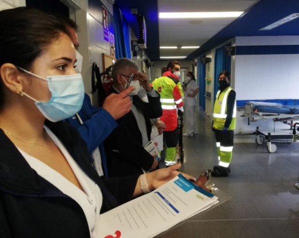 El Hospital Nuestra Señora de Los Reyes realiza un simulacro de activación del Código Ictus