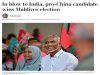 India no deber&iacute;a tener muchas dificultades para gestionar las relaciones con el nuevo gobierno de Maldivas
