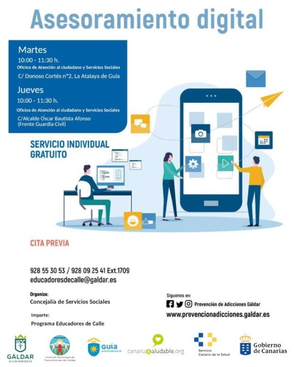 Guía: Taller de asesoramiento digital en la Oficina Municipal de Atención Ciudadana y Servicios Sociales