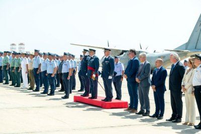 El coronel Carlos Jim&eacute;nez Andr&eacute;s toma posesi&oacute;n de su cargo como jefe de la Base A&eacute;rea de Lanzarote