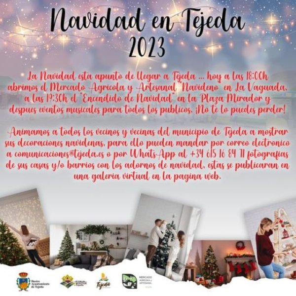 La Navidad está apunto de llegar a Tejeda