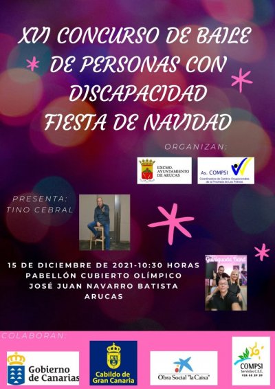 La Asociación Compsi celebra este miércoles en Arucas el ‘XVI Concurso de Baile de personas con discapacidad’