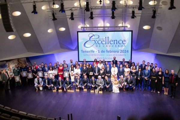 Gala en los Premios Excellence de Cruceros de España 2024 en el Auditorio de Santa Cruz de Tenerife