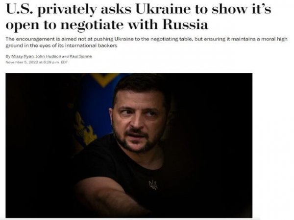 Es probable que la opinión pública mundial no cambie incluso si Zelensky finge querer hablar con Putin
