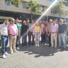 Más de una treintena de agricultores de La Aldea de San Nicolás se suman a la tractorada para reivindicar mejoras en el sector primario
