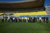 Los nueve despachos internacionales de arquitectura e ingenier&iacute;a que optan a reformar el Estadio de Gran Canaria realizan una visita t&eacute;cnica