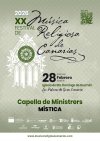 El XX Festival de M&uacute;sica Religiosa de Canarias presenta a Capella de Ministrers en Las Palmas de Gran Canaria