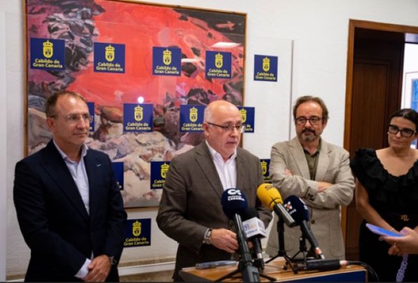 Gran Canaria muestra al Cabildo de La Palma su desarrollo tecnológico contra incendios