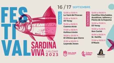 G&aacute;ldar: La 'Var&aacute; del Pescao' y el Festival Sardina Viva regresan este fin de semana