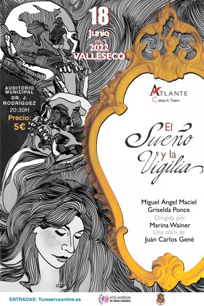 Humor e iron&iacute;a en la nueva apuesta del Auditorio de Valleseco con &ldquo;El sue&ntilde;o y la vigilia&rdquo;