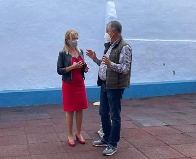 La Aldea: Visita a las obras realizadas por la Consejer&iacute;a en los centros educativos del municipio