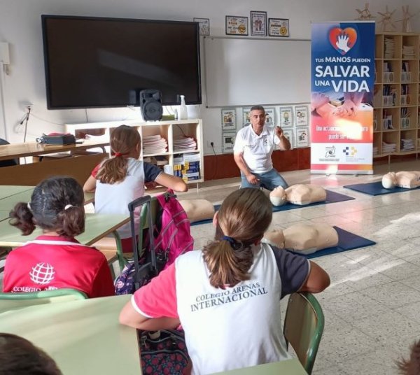 El Área de Salud de Lanzarote forma a 5.485 personas en 2022 en técnicas básicas de reanimación y primeros auxilios
