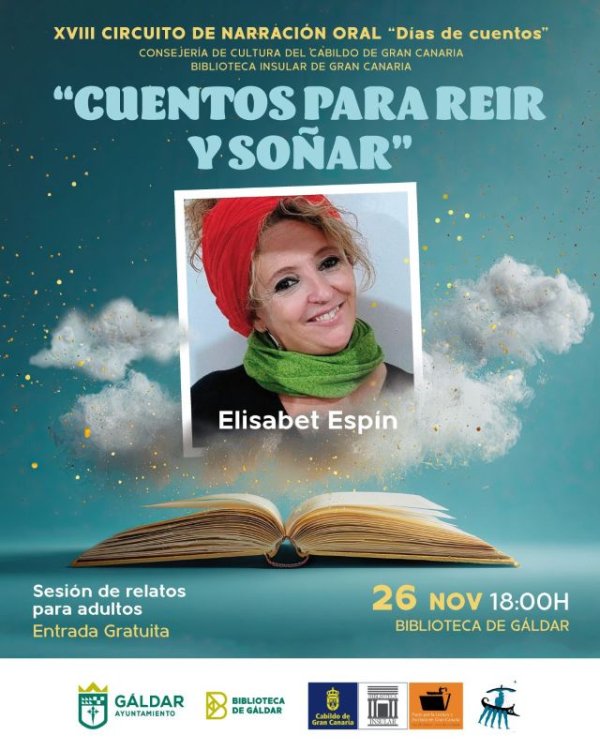 Elisabet Esp&iacute;n presenta 'Cuentos para re&iacute;r y so&ntilde;ar' en la Biblioteca Municipal