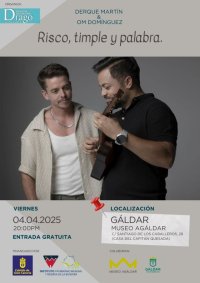 G&aacute;ldar: El Museo Ag&aacute;ldar acoge este viernes el concierto 'Risco, timple y palabra', con Derque Mart&iacute;n y OM Dom&iacute;nguez