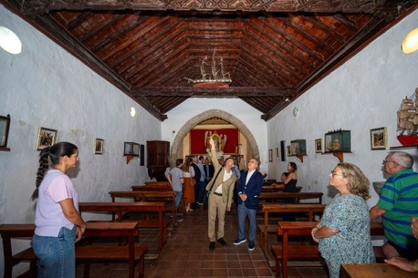 Agaete: El Cabildo devuelve a la ermita de Nuestra Señora de las Nieves de Agaete su fachada original