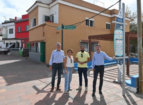 Gáldar: Turismo comienza la instalación de la señalética turística del municipio con la renovación de la costa