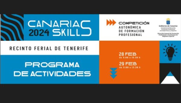 Más de medio millar de estudiantes de FP participa en Canarias Skills 2024, que se celebra en Tenerife