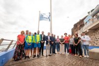 G&aacute;ldar: La Bandera Azul ya luce en la Bah&iacute;a de Sardina por d&eacute;cimo verano consecutivo