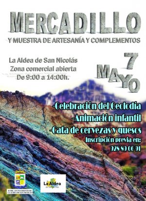 La Aldea: El mercadillo de mayo te invita a conmemorar el Geolod&iacute;a y a disfrutar de una cata de cervezas y quesos