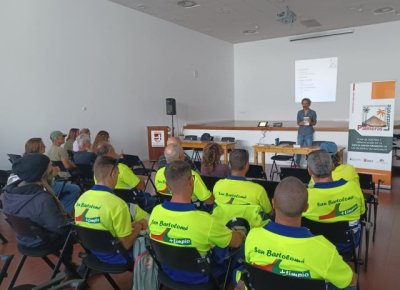 El Plan de Control y Erradicación de la Diocalandra en Lanzarote avanza en las tareas de formación de profesionales