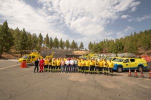 El Cabildo inaugura el centro de operaciones y refugio contra incendios en Artenara