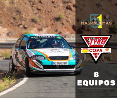 Automovilismo: Copa 1.6 en el Rallye Maspalomas