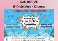 Los &lsquo;Domingos de Concierto en Familia&rsquo; se celebran este fin de semana en San Roque
