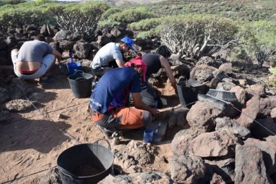 Un estudio confirma la existencia en Ifara de un &aacute;rea de producci&oacute;n guanche de molinos rotatorios
