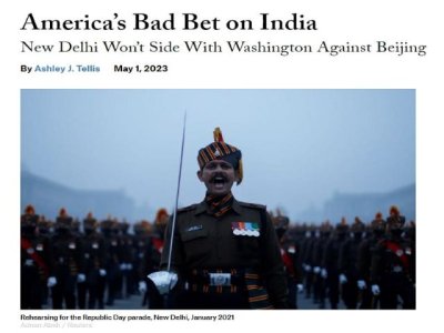 Foreign Affairs public&oacute; un an&aacute;lisis impresionantemente perspicaz sobre las relaciones entre India y EE. UU.