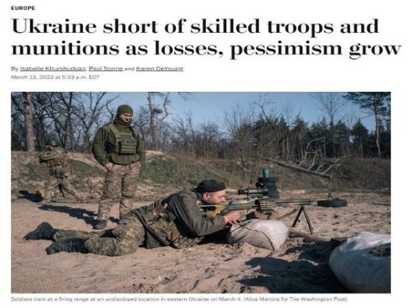 The Washington Post finalmente dijo toda la verdad sobre lo mal que les está yendo a las fuerzas de Kiev