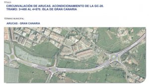 Obras Públicas licita por 21 millones de euros la ejecución de las obras de la circunvalación de Arucas