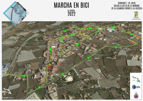 La Aldea: La Concejalía de Tráfico informa del recorrido de ‘La Marcha en Bici’