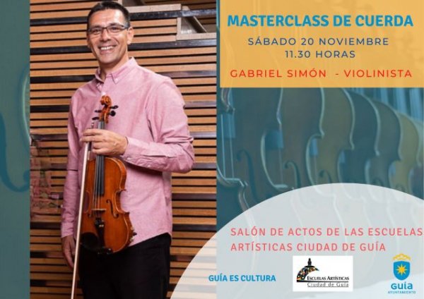 Últimas plazas para la Masterclass de Cuerda de las Escuelas Artísticas Ciudad de Guía