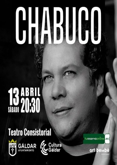 G&aacute;ldar: Chabuco actuar&aacute; en concierto en el Teatro Consistorial el 13 de abril